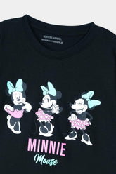 Girls Black Minnie Top